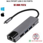 Station d’accueil ( hub ) de type C avec 6 ports en 1